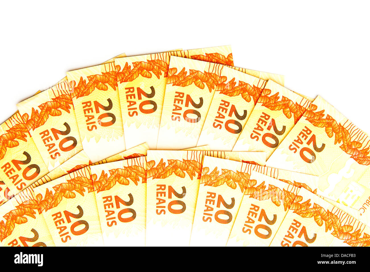 Valuta brasiliana - venti reale . Foto Stock