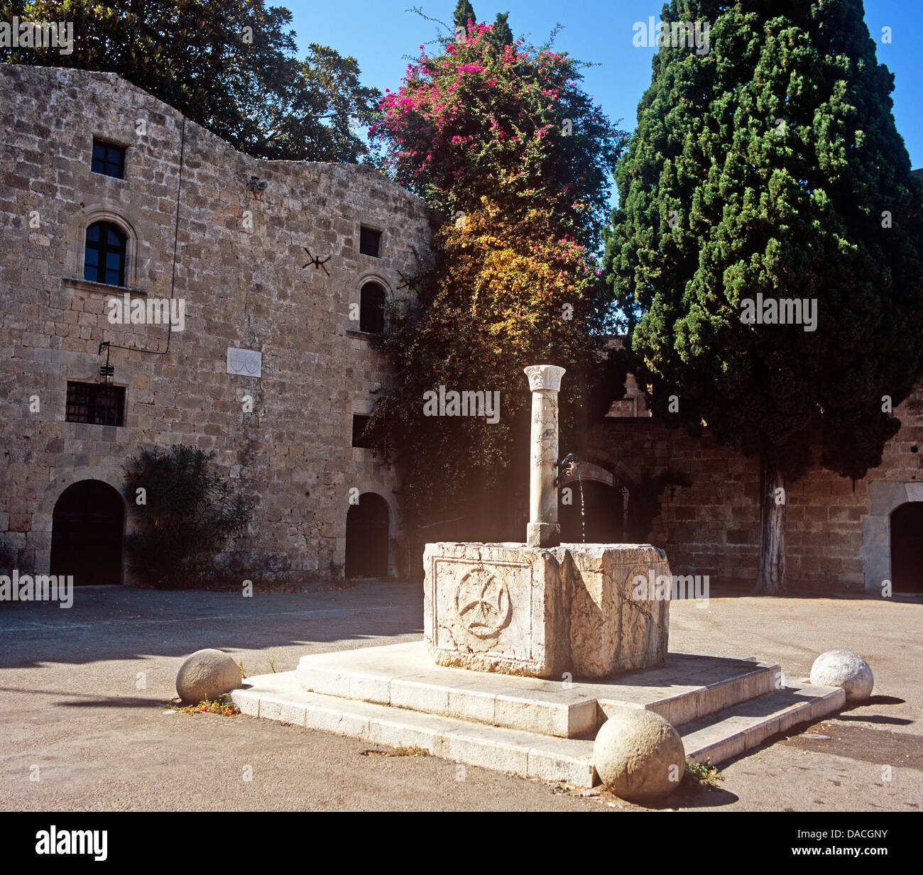 Museo archeologico di vecchia città di Rodi isole Greche - Grecia Foto Stock