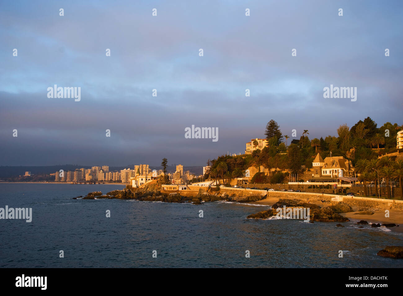 Litorale di Valparaiso Foto Stock