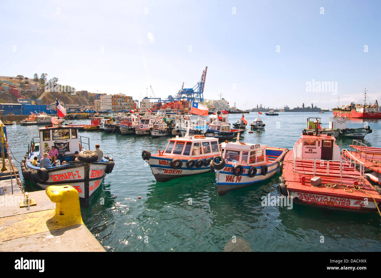 Litorale di Valparaiso Foto Stock
