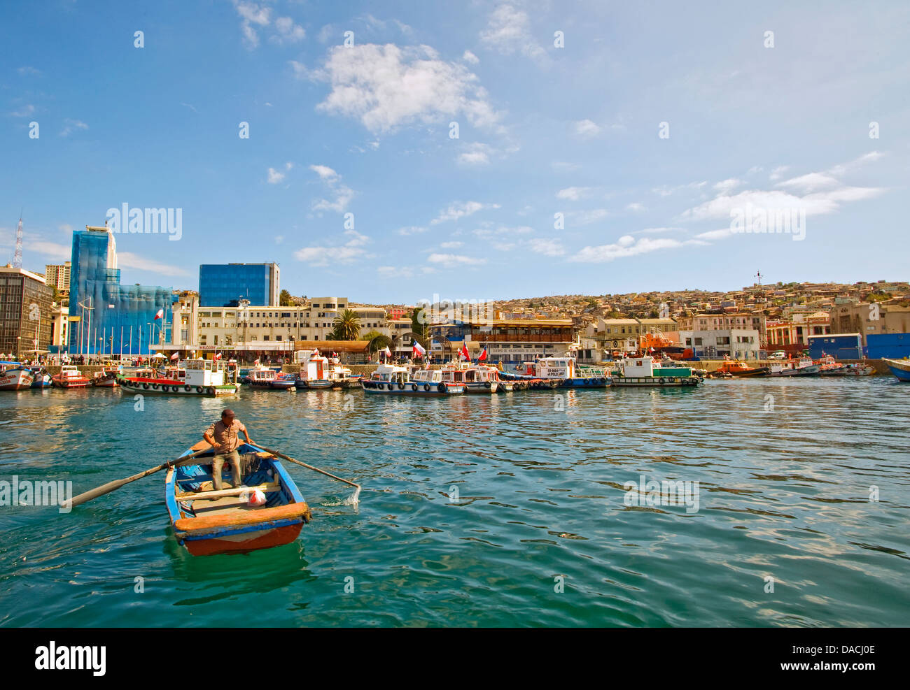 Litorale di Valparaiso Foto Stock