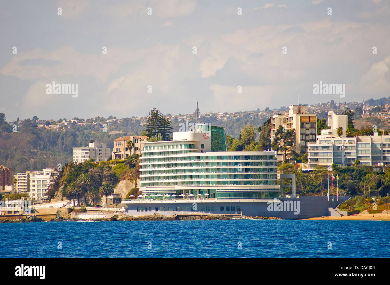 Litorale di Valparaiso Foto Stock