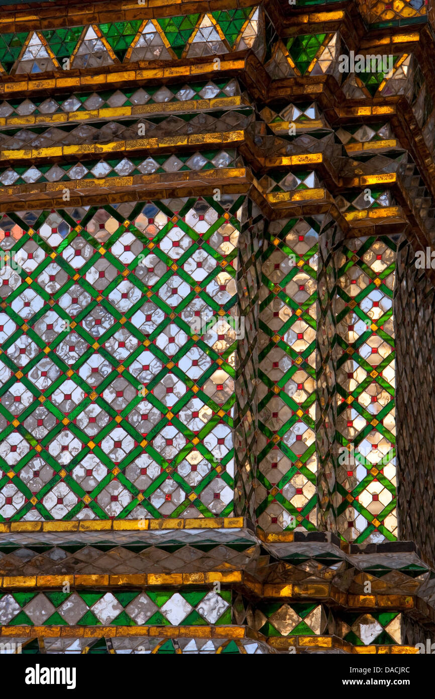 Dettaglio, il Grand Palace, Bangkok, Thailandia Foto Stock