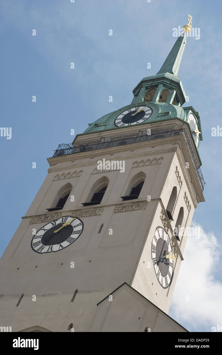 La Chiesa di San Pietro a Monaco di Baviera, Germania Foto Stock