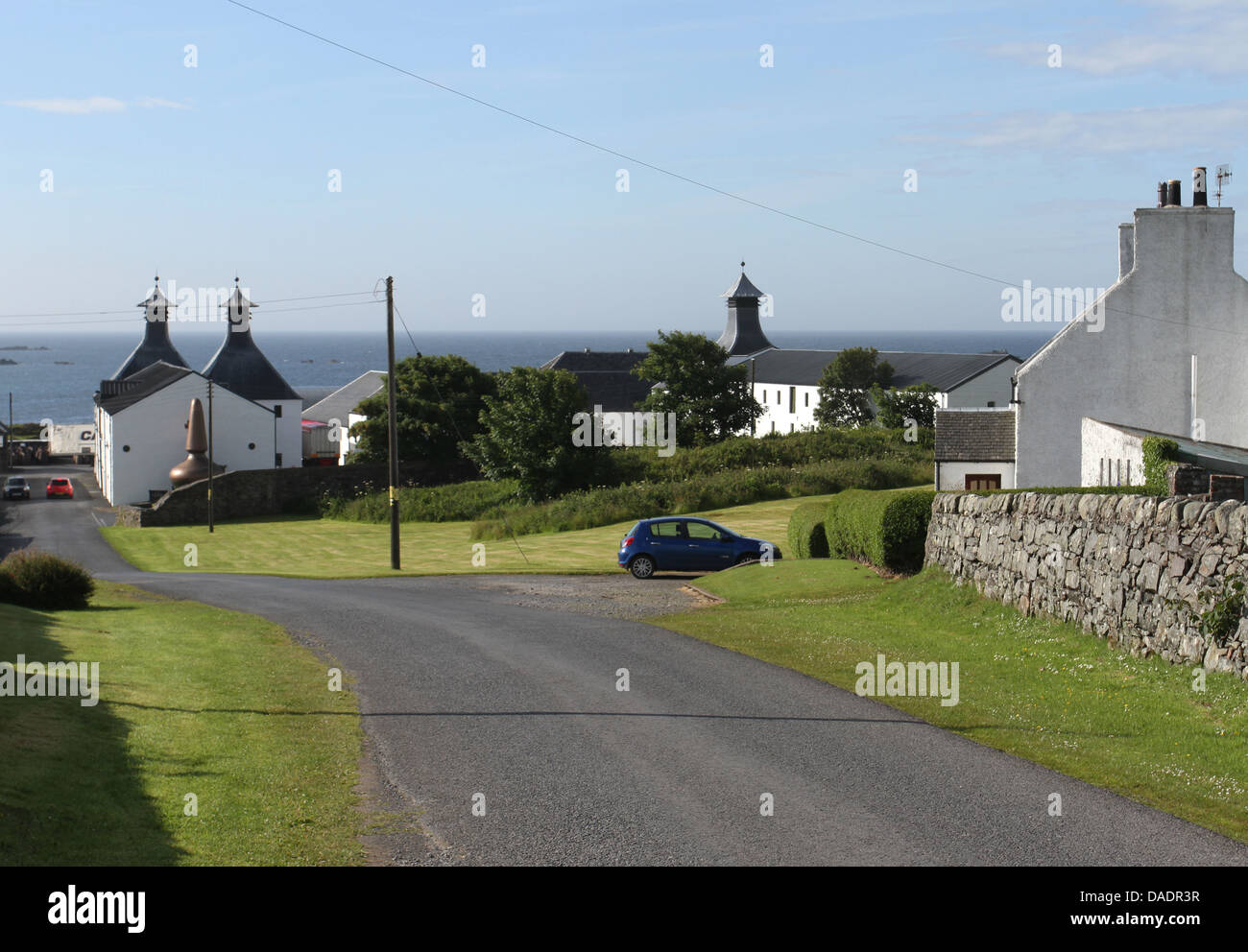 La distilleria Ardbeg Isle of Islay Scozia Luglio 2013 Foto Stock