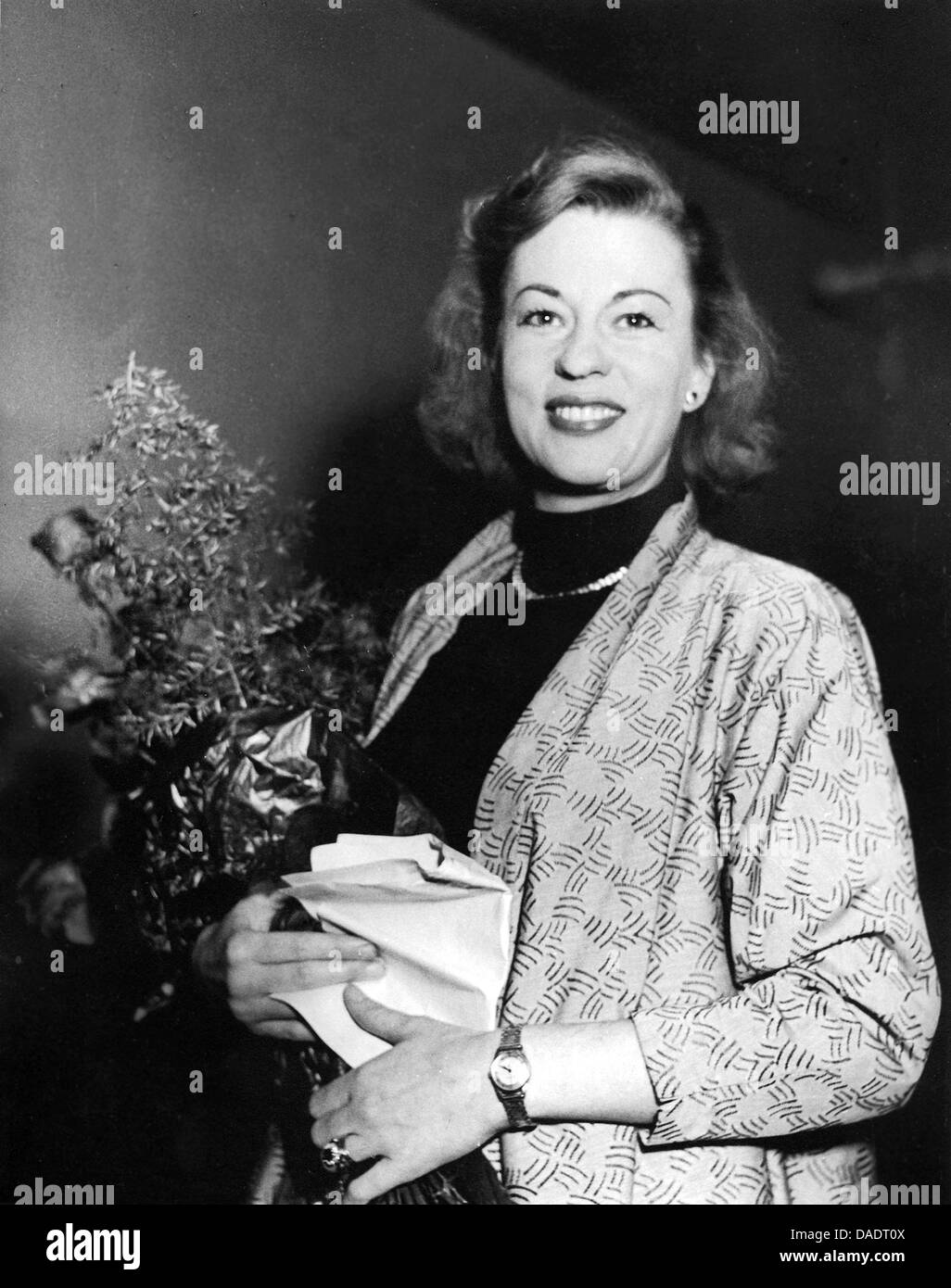 L'attrice Uta Hagen nel 1954. Ritratto dal fotografo Fred Stein (1909-1967) che emigrarono 1933 dalla Germania nazista per la Francia e infine negli Stati Uniti. Foto Stock
