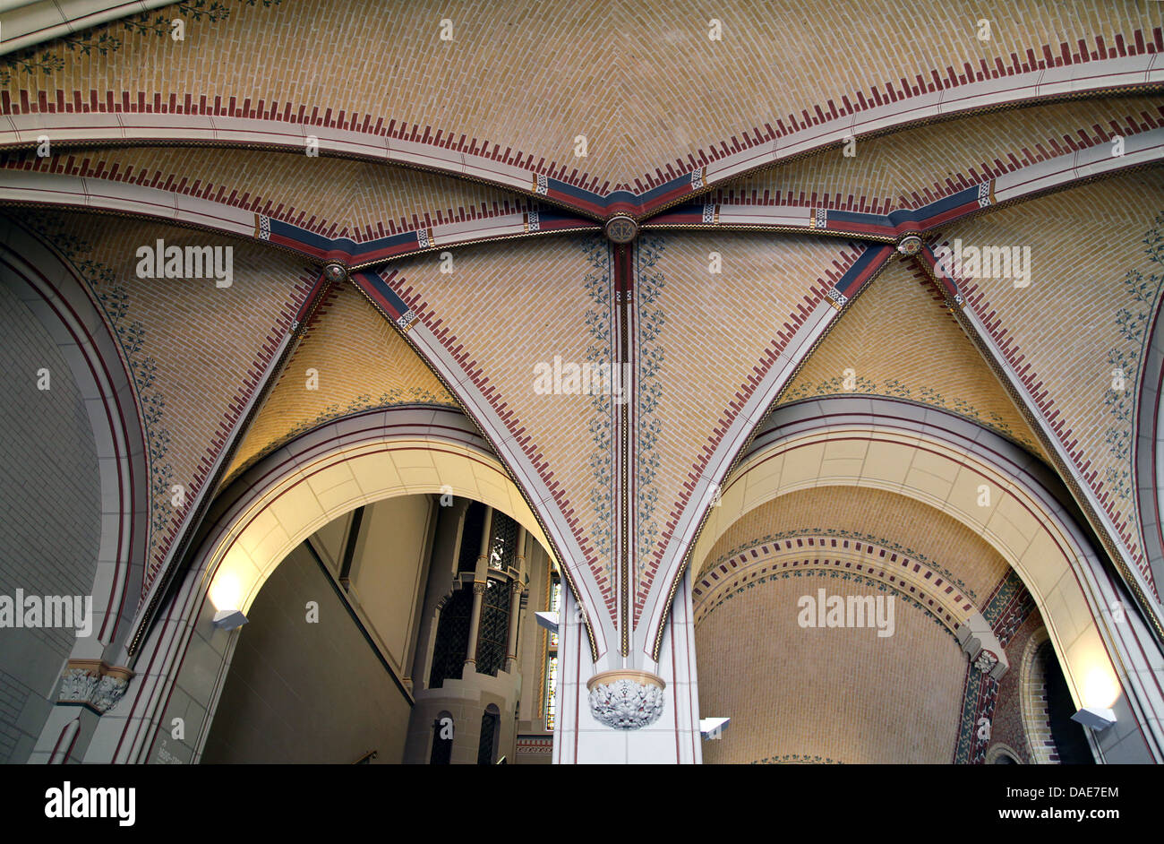 Archi e interni del Rijksmuseum dell'architetto olandese Pierre Cuypers Amsterdam. Foto Stock