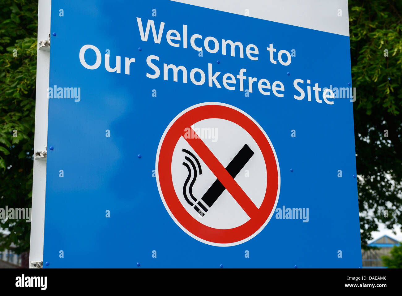 Segno non fumatori Foto Stock
