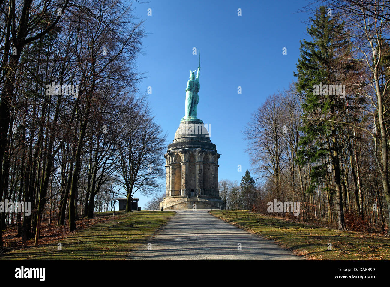 Monumento Hermanns, in Germania, in Renania settentrionale-Vestfalia, Hiddesen Foto Stock