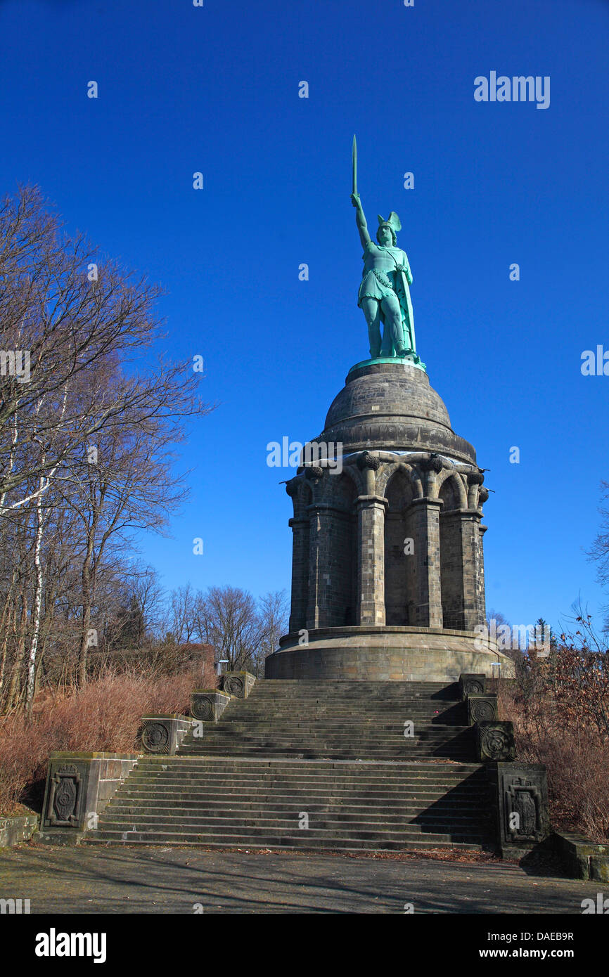 Monumento Hermanns, in Germania, in Renania settentrionale-Vestfalia, Hiddesen Foto Stock