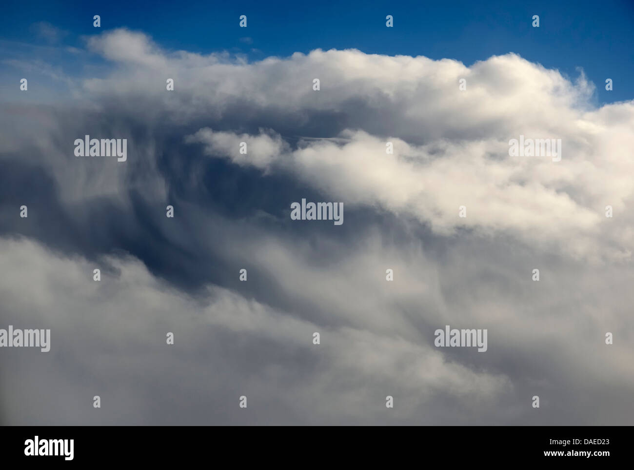 La copertura nuvolosa, Italia Foto Stock