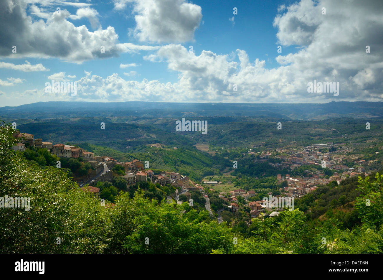 Vista panoramica della Sila, Italia, Calabria Foto Stock