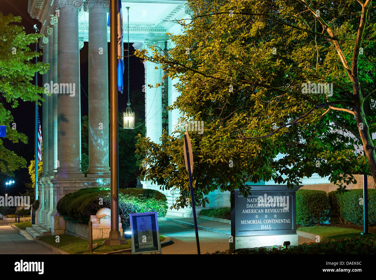 Le Figlie della Rivoluzione Americana, DAR Constitution Hall, Washington DC Foto Stock