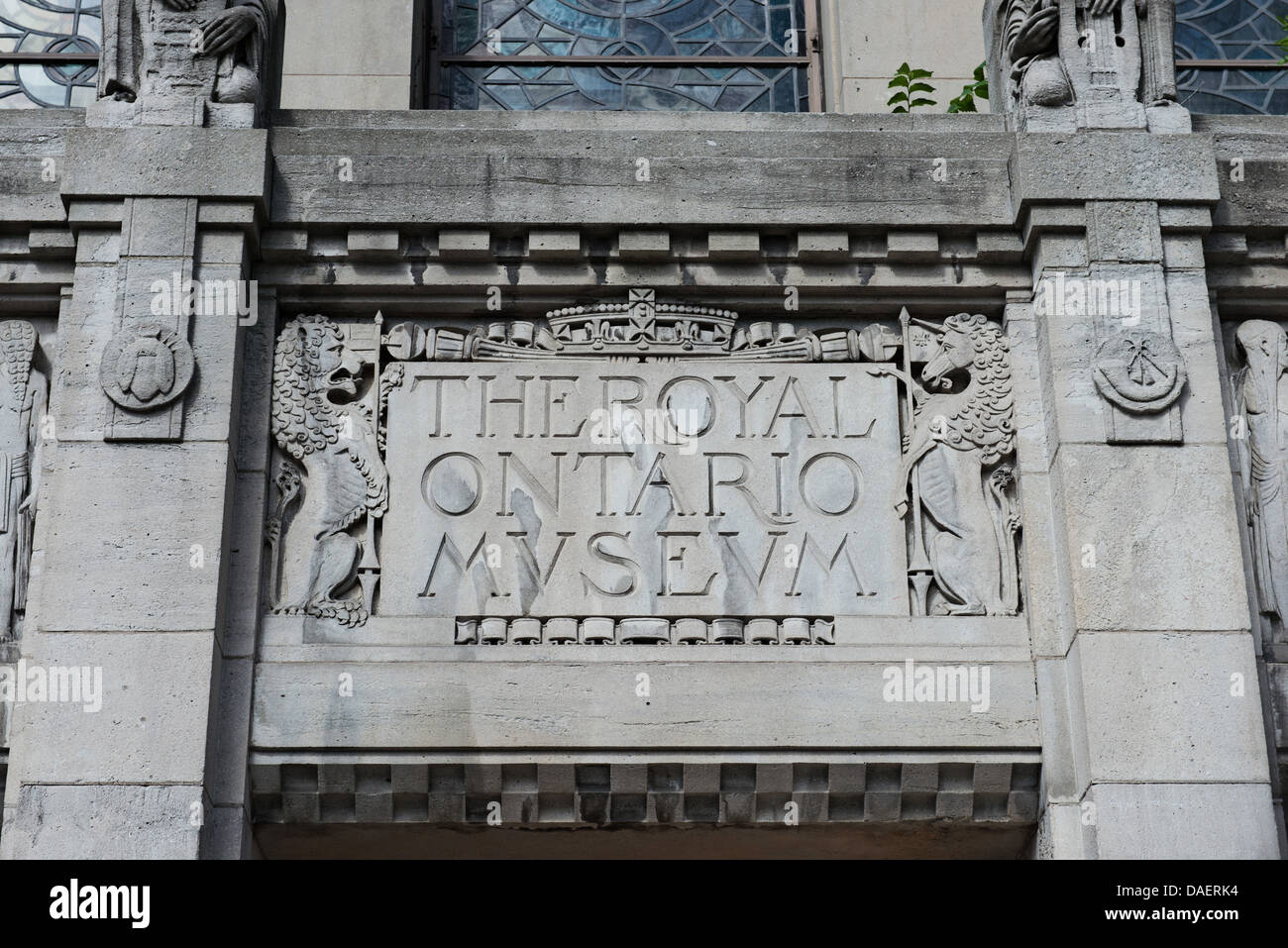 Il Museo Reale di Ontario del mondo della cultura e storia naturale in base a Toronto, Ontario Foto Stock