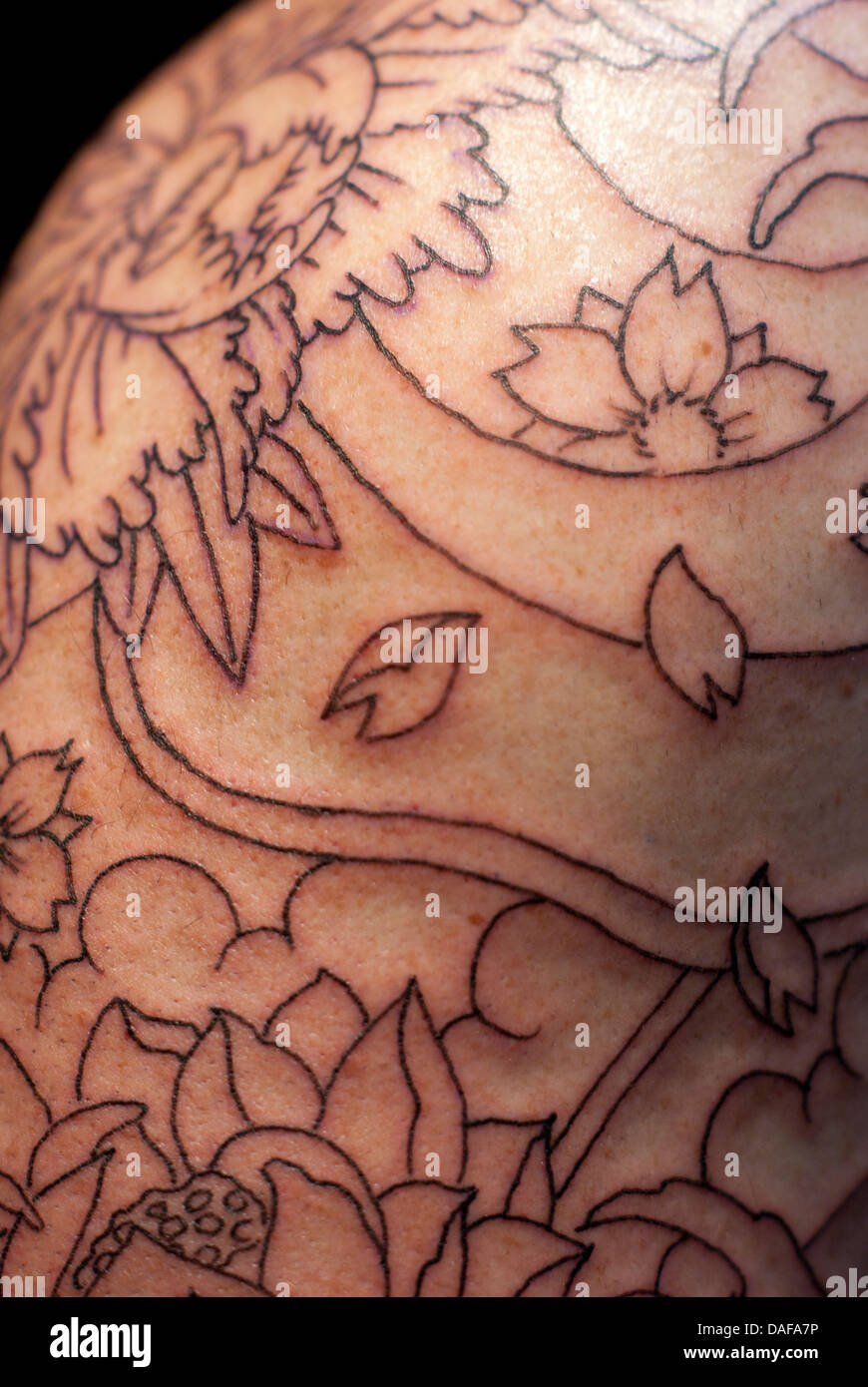 Appena inchiostrato Foto Stock