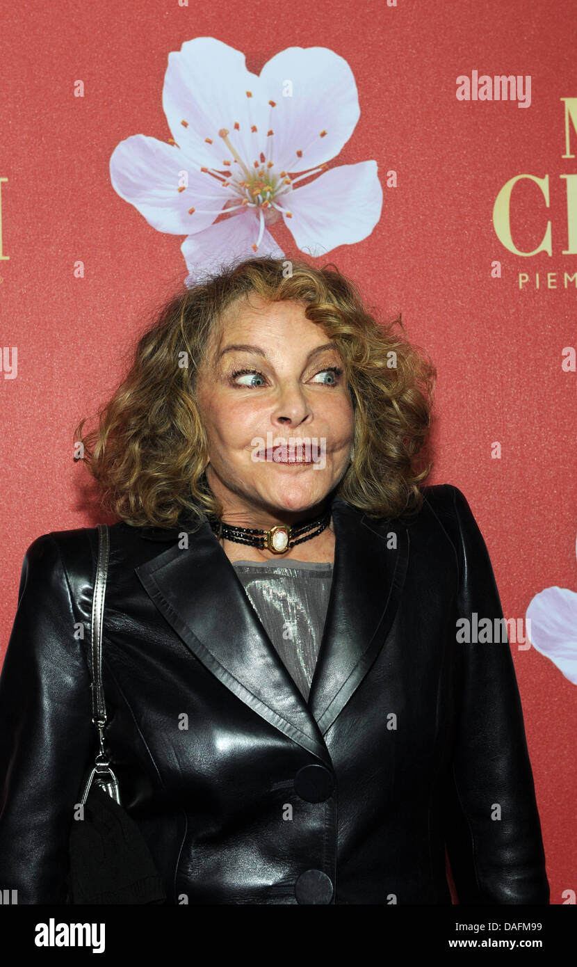 Noi attrice Sydne Roma partecipa a una festa in occasione della Barbara nome giorno a Monaco di Baviera, Germania, il 3 dicembre 2011. Un tedesco di dolciumi e caramelle fabbricante ha avviato una vasta nazione carità campaigne per la cosiddetta Barbara giorno. Foto: Ursula Dueren Foto Stock