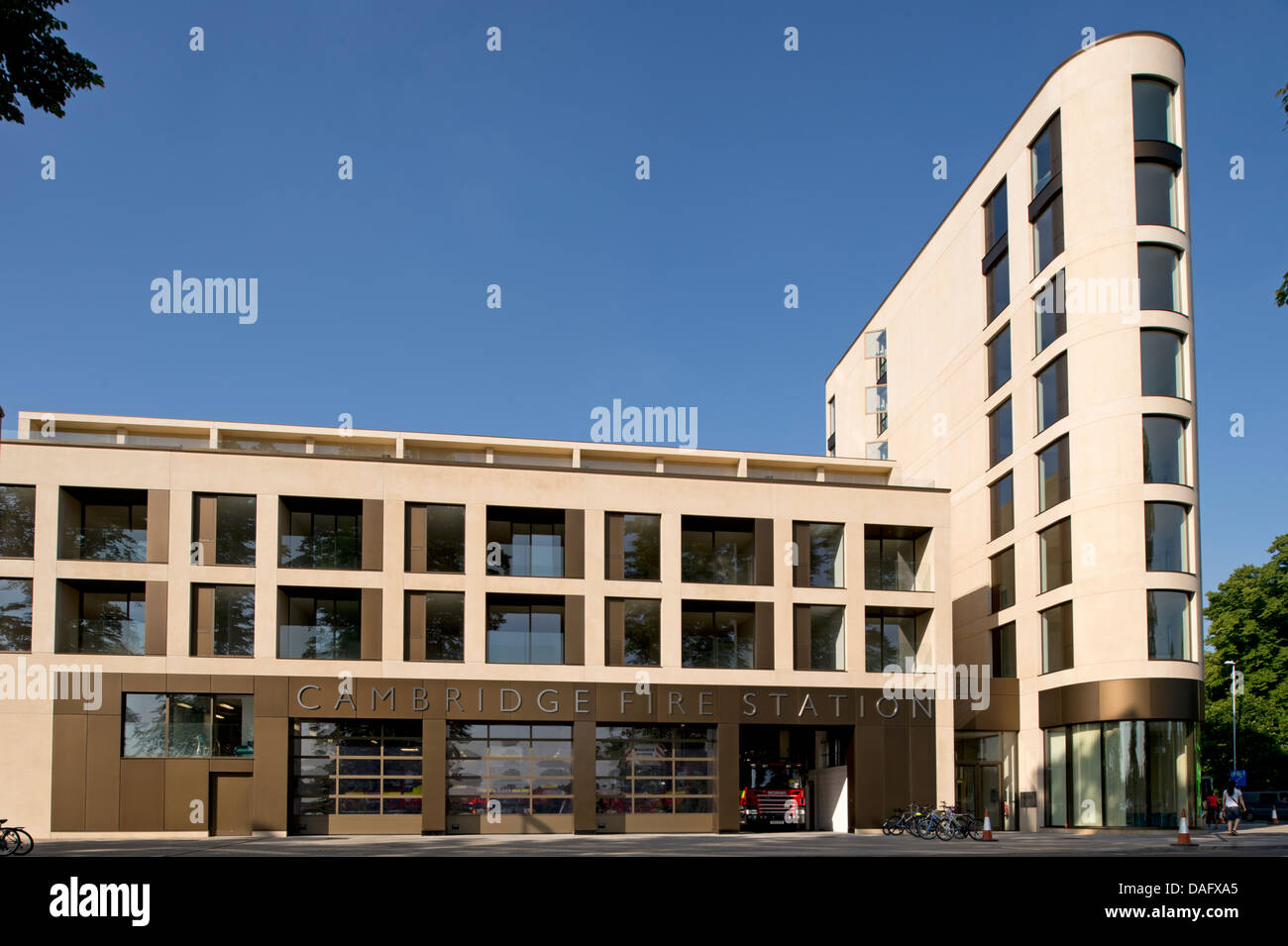 Cambridge la stazione dei vigili del fuoco Foto Stock
