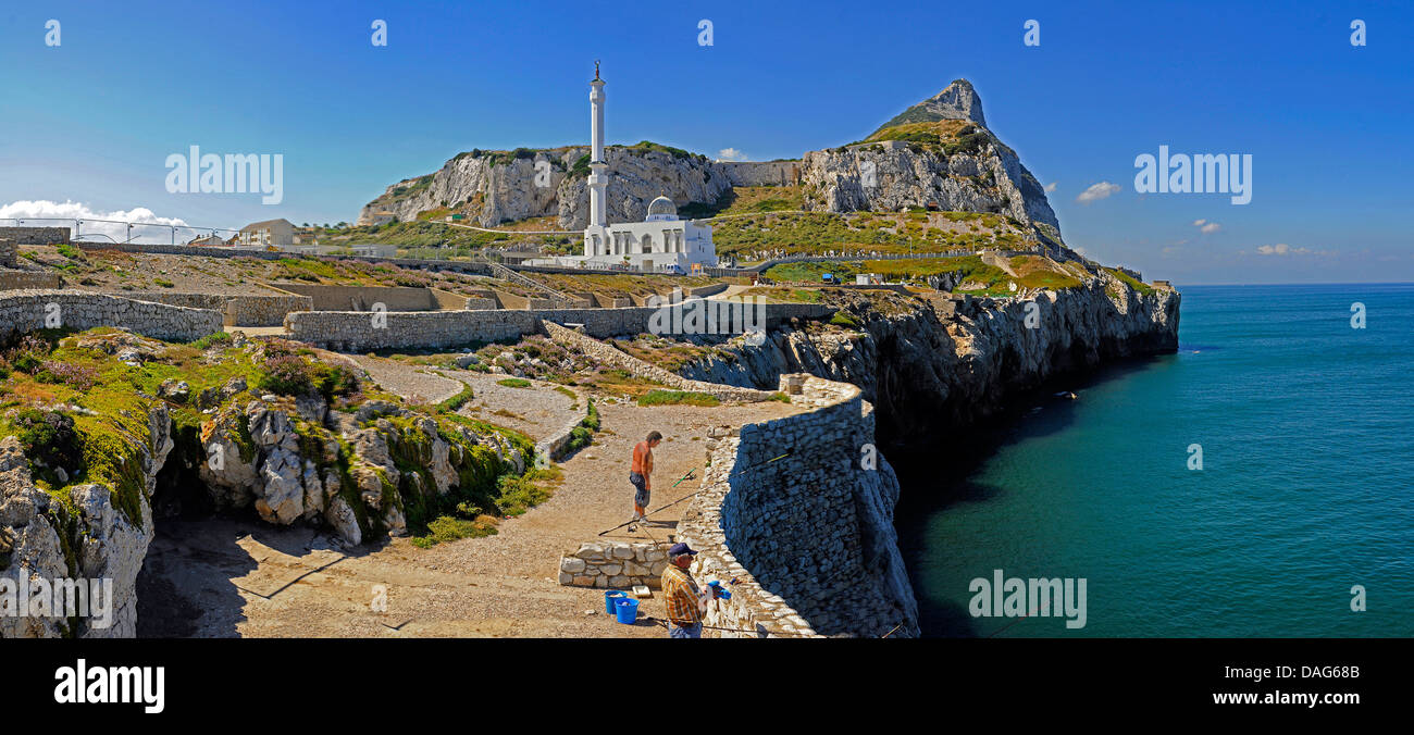 Ibrahim-al-Ibrahim moschea in Europa Point, Gibilterra Foto Stock