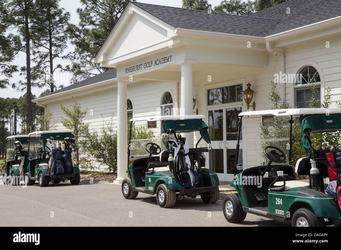 Il Pinehurst Golf Academy, SC Foto Stock