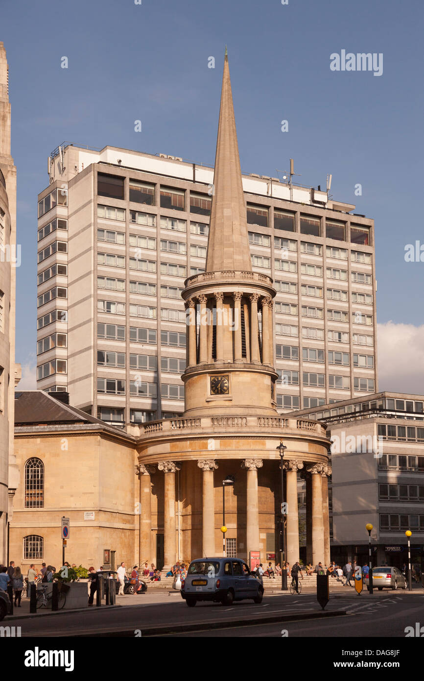 La Chiesa di Tutti i Santi,Langham Place,Londra,Inghilterra Foto Stock