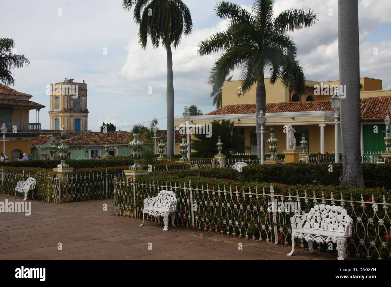 Piazza principale, Trinidad, Cuba Foto Stock