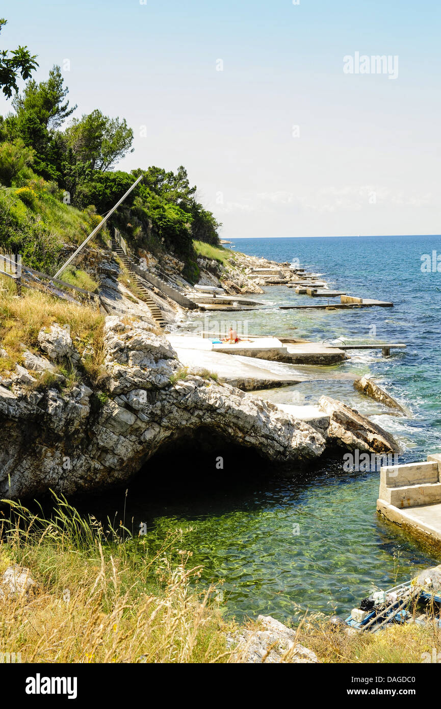 Istria, Croazia, Katoro, Umago Foto Stock