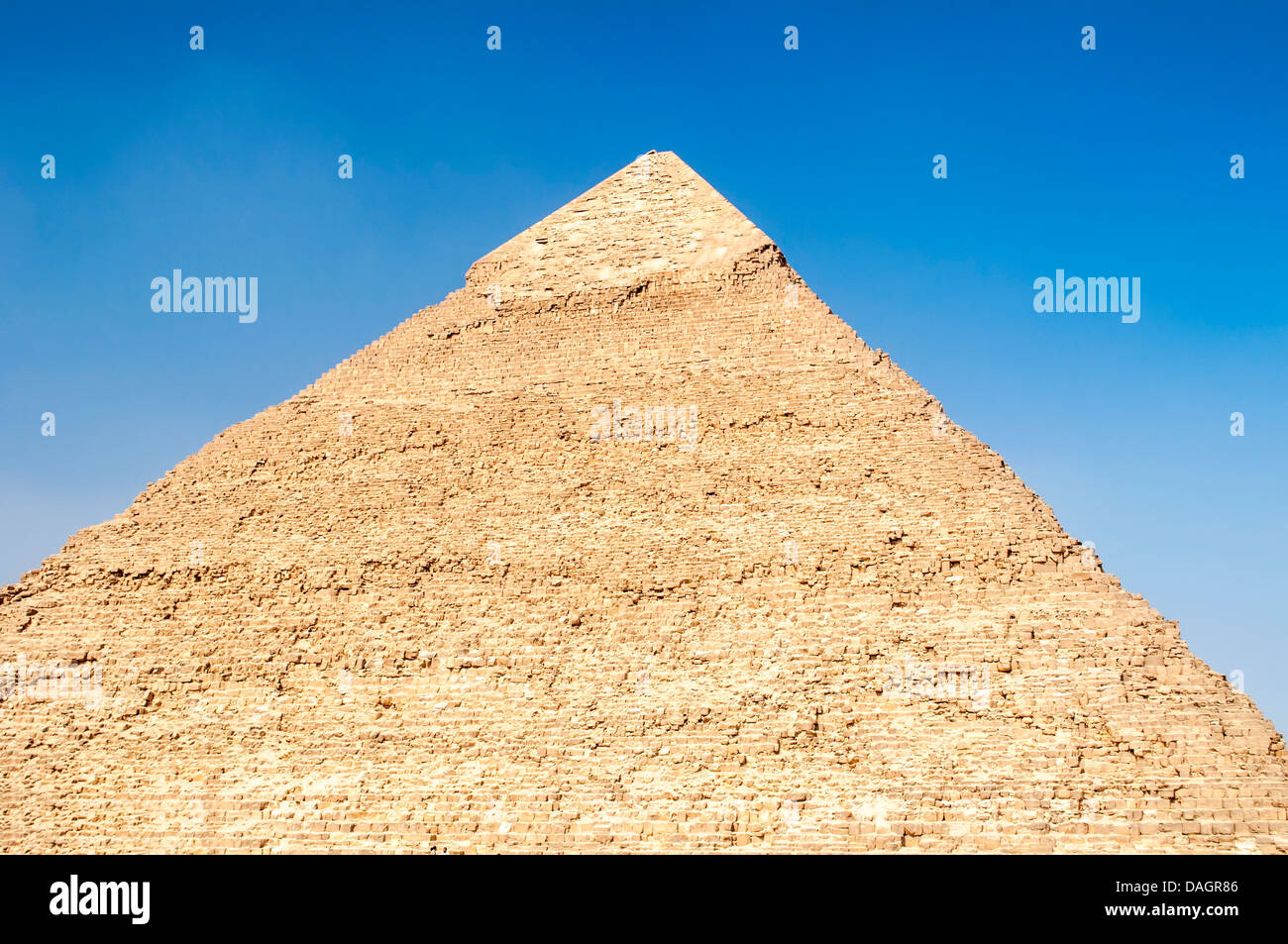 Piramide di Giza in Egitto Foto Stock