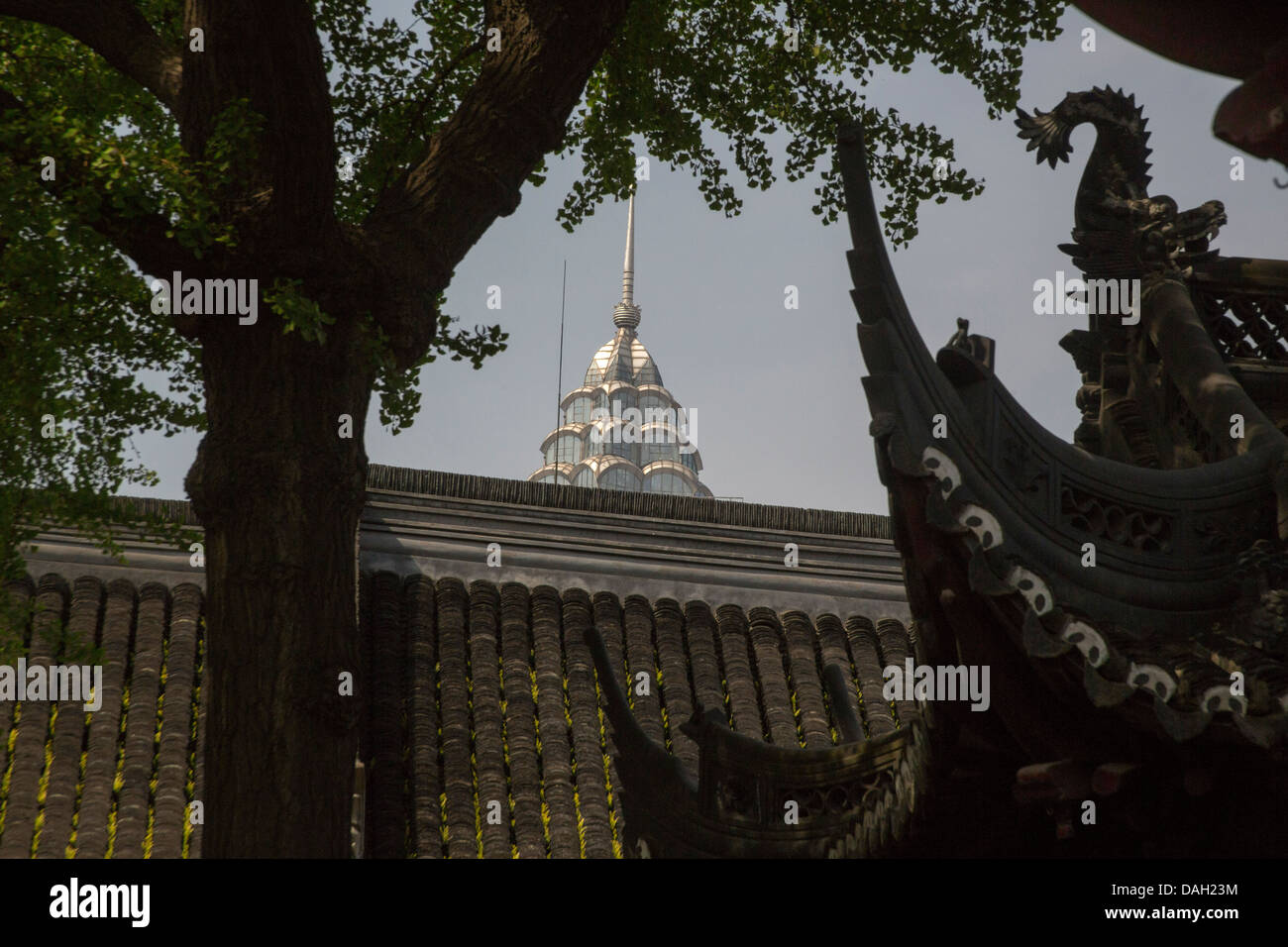 Il Giardino di Yu architettura Shanghai Foto Stock