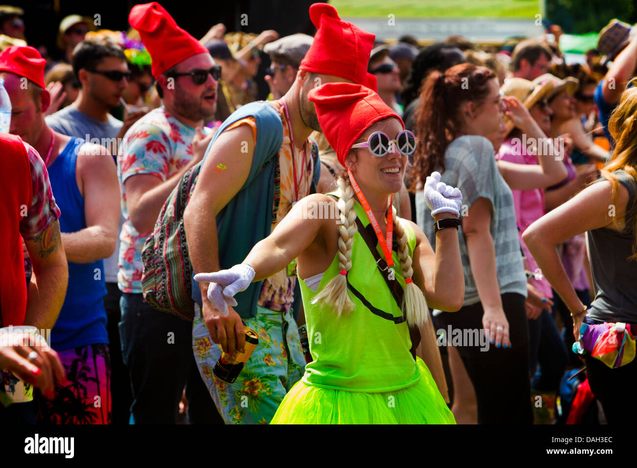 Festival di Glastonbury, Somerset, Inghilterra, Regno Unito Foto Stock