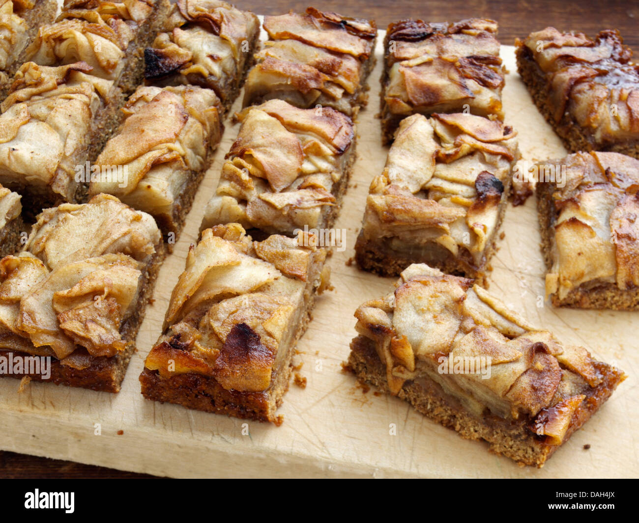 Barre Apple fatta in casa la cottura Foto Stock