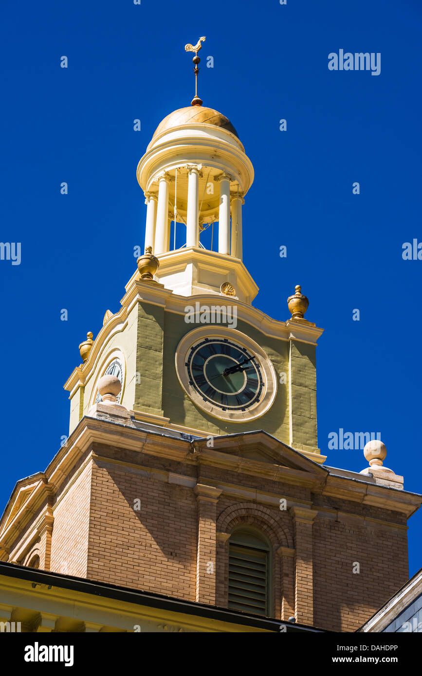 Storico tribunale di clock tower, Silverton, Colorado, STATI UNITI D'AMERICA Foto Stock