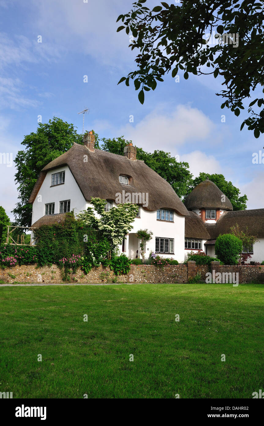 Una vista di Briantspuddle Dorset Foto Stock