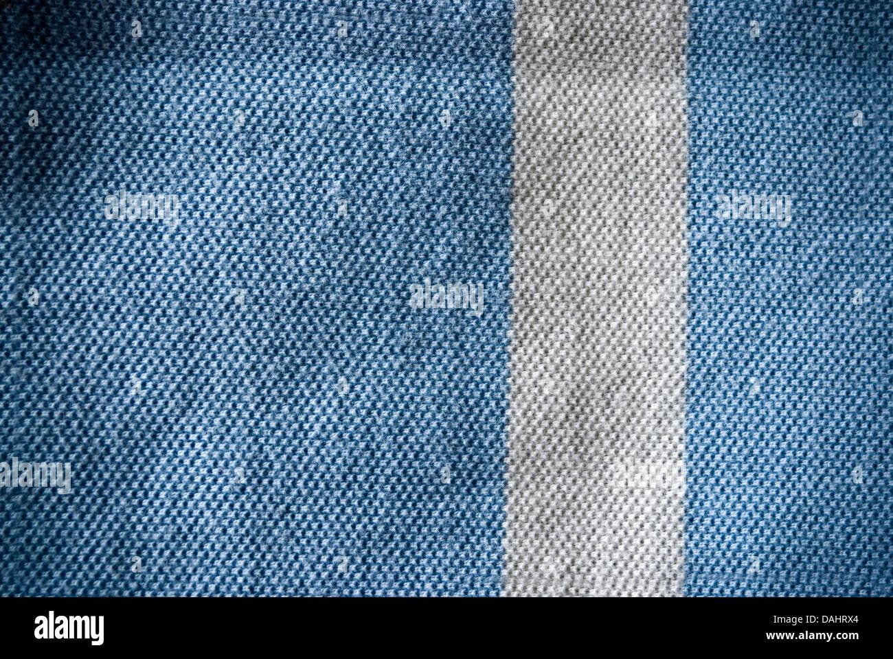 Blu e bianca a strisce di materiale o di sfondo texture Foto Stock