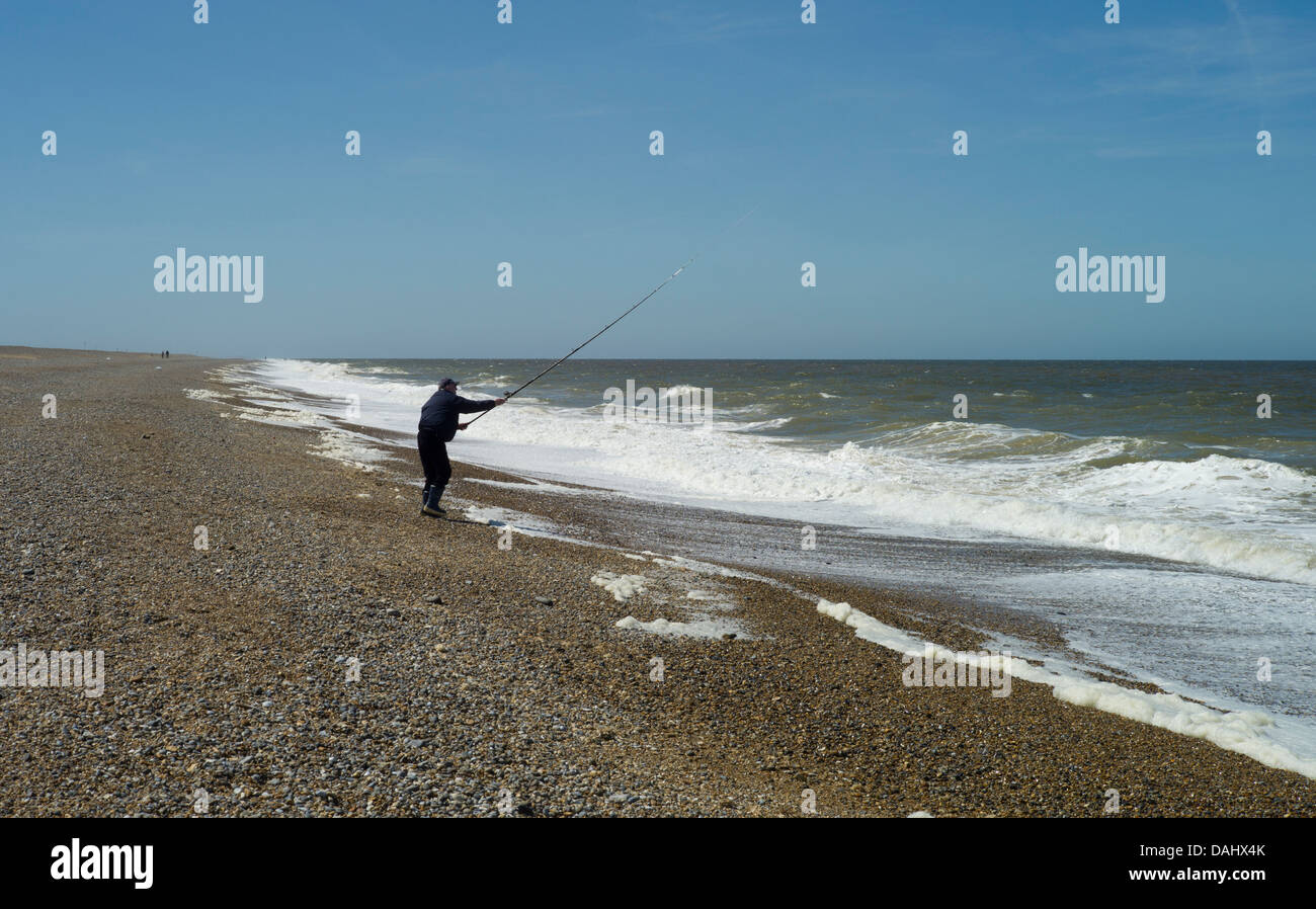 Salthouse spiaggia ghiaiosa, North Norfolk, Inghilterra, Giugno 2013. Foto Stock