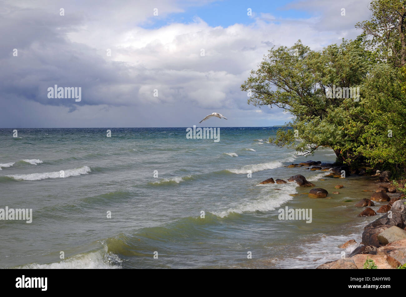 Paesaggio del Lago Simcoe, Ontario, Canada Foto Stock