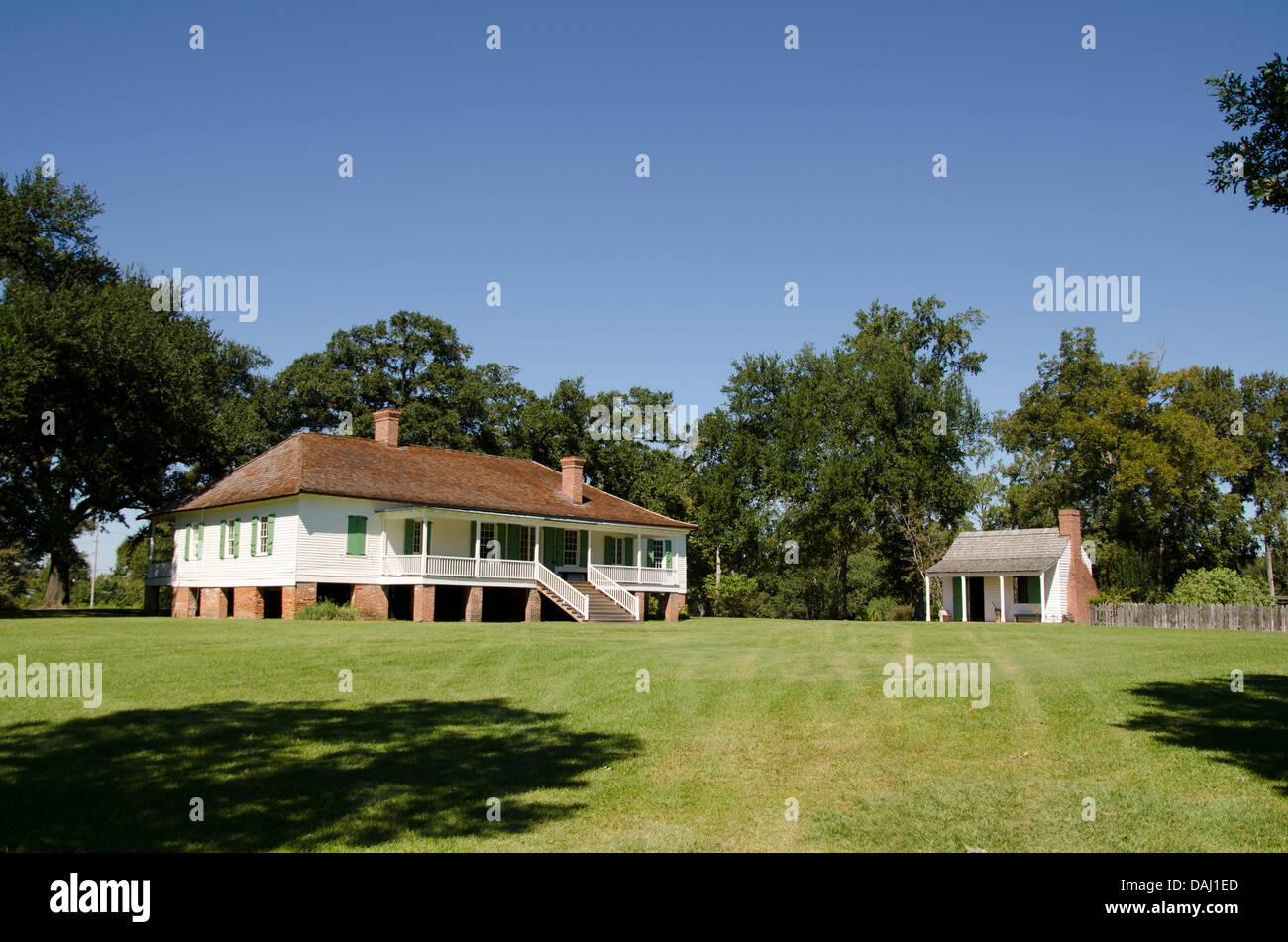 Magnolia Mound Plantation, Baton Rouge, Louisiana, Stati Uniti d'America Foto Stock