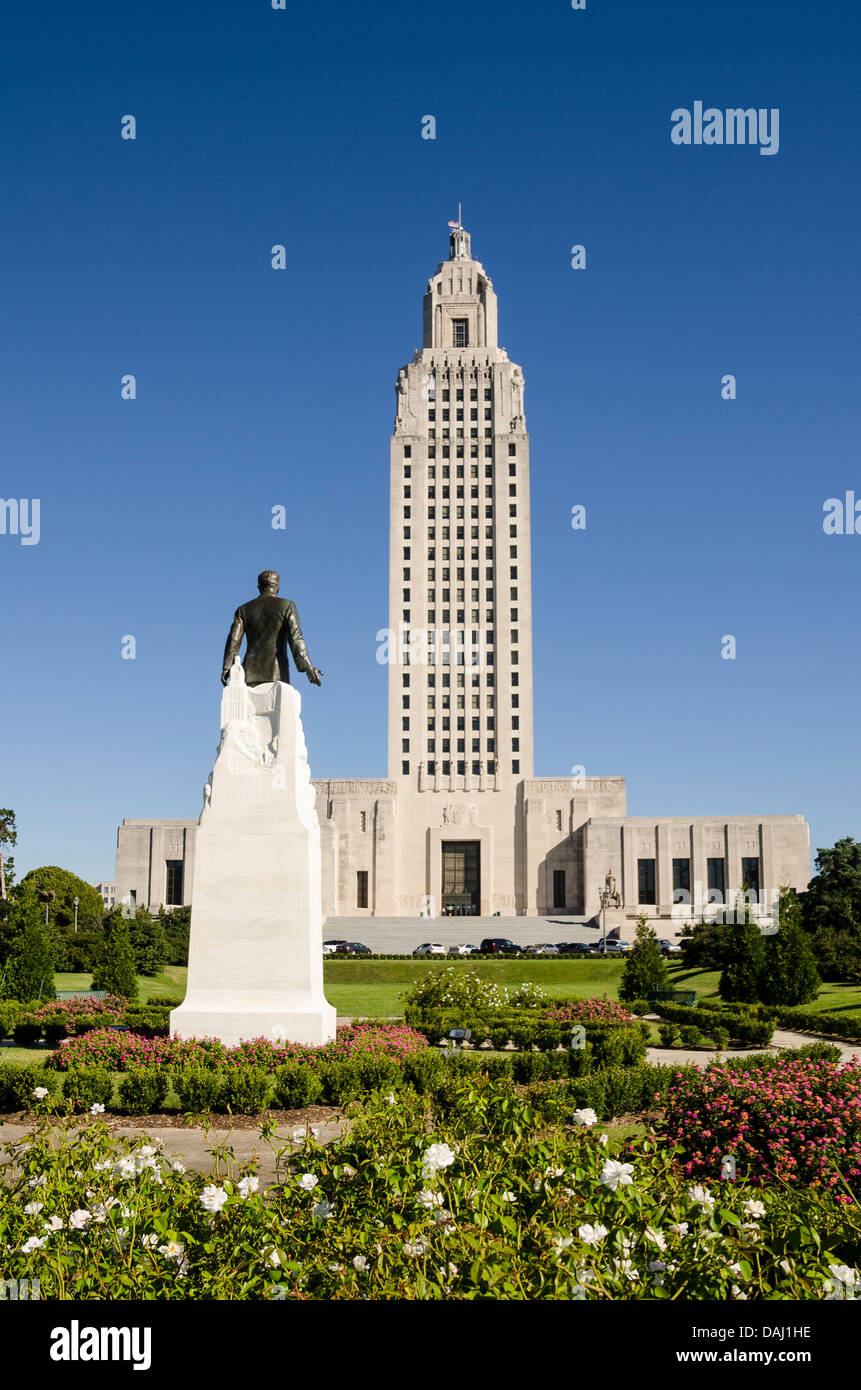 La Louisiana State Capitol, Baton Rouge, Louisiana, Stati Uniti d'America Foto Stock