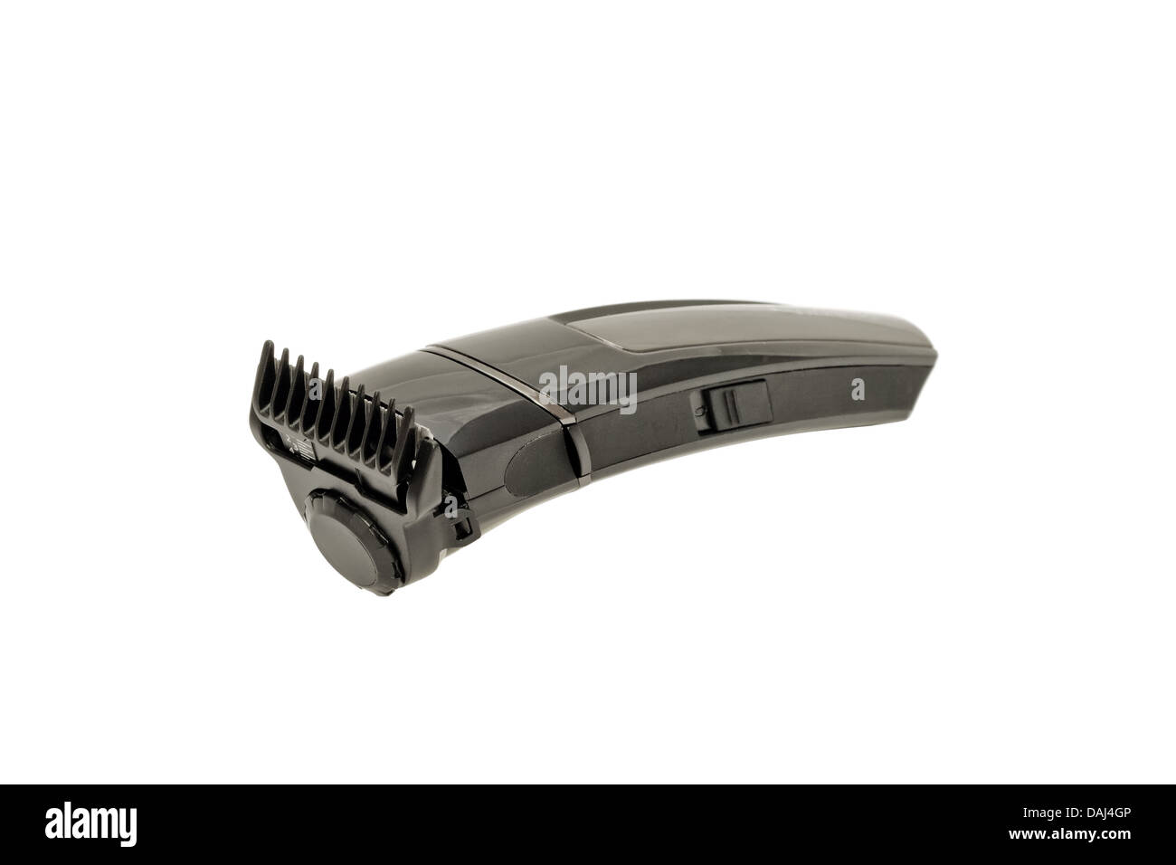 Rasoio elettrico, isolato, oggetti, elettricità, capelli umani, blade, attrezzature, bianco, utensile affilato, oggetti/attrezzature, nero, sh Foto Stock