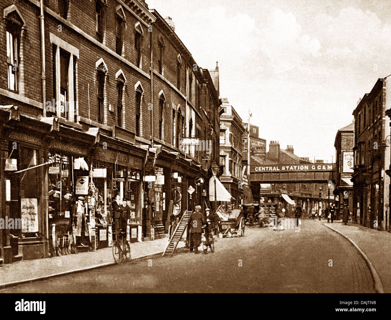 Widnes Victoria Road primi 1900s Foto Stock