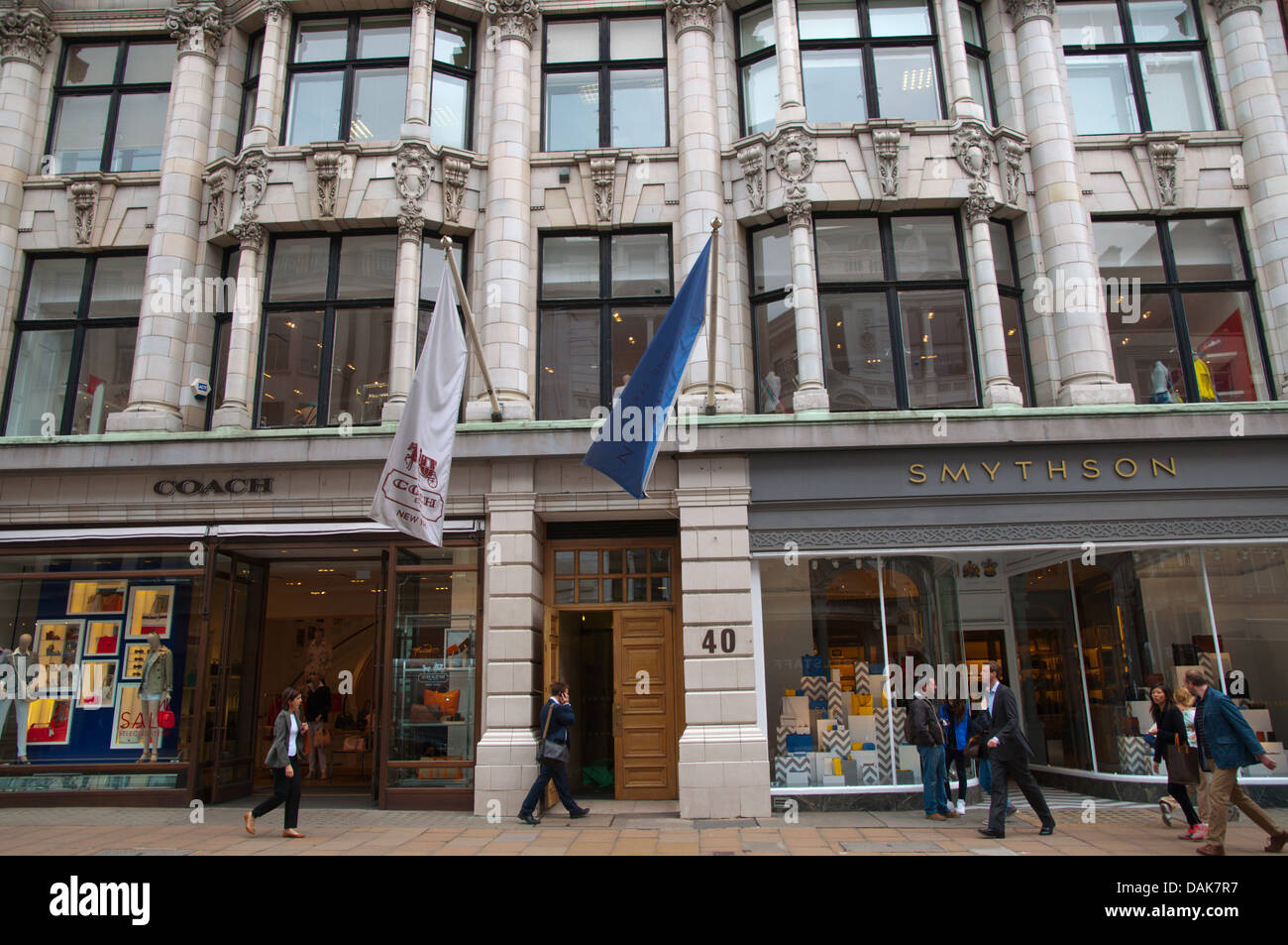 New Bond Street Mayfair distretto centrale di Londra Inghilterra Gran Bretagna UK Europa Foto Stock