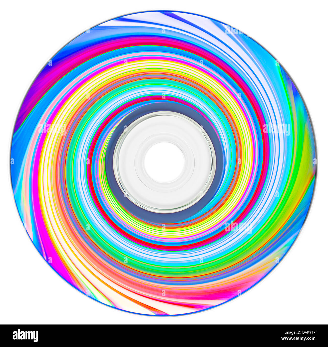 La laminazione compact disc Foto Stock