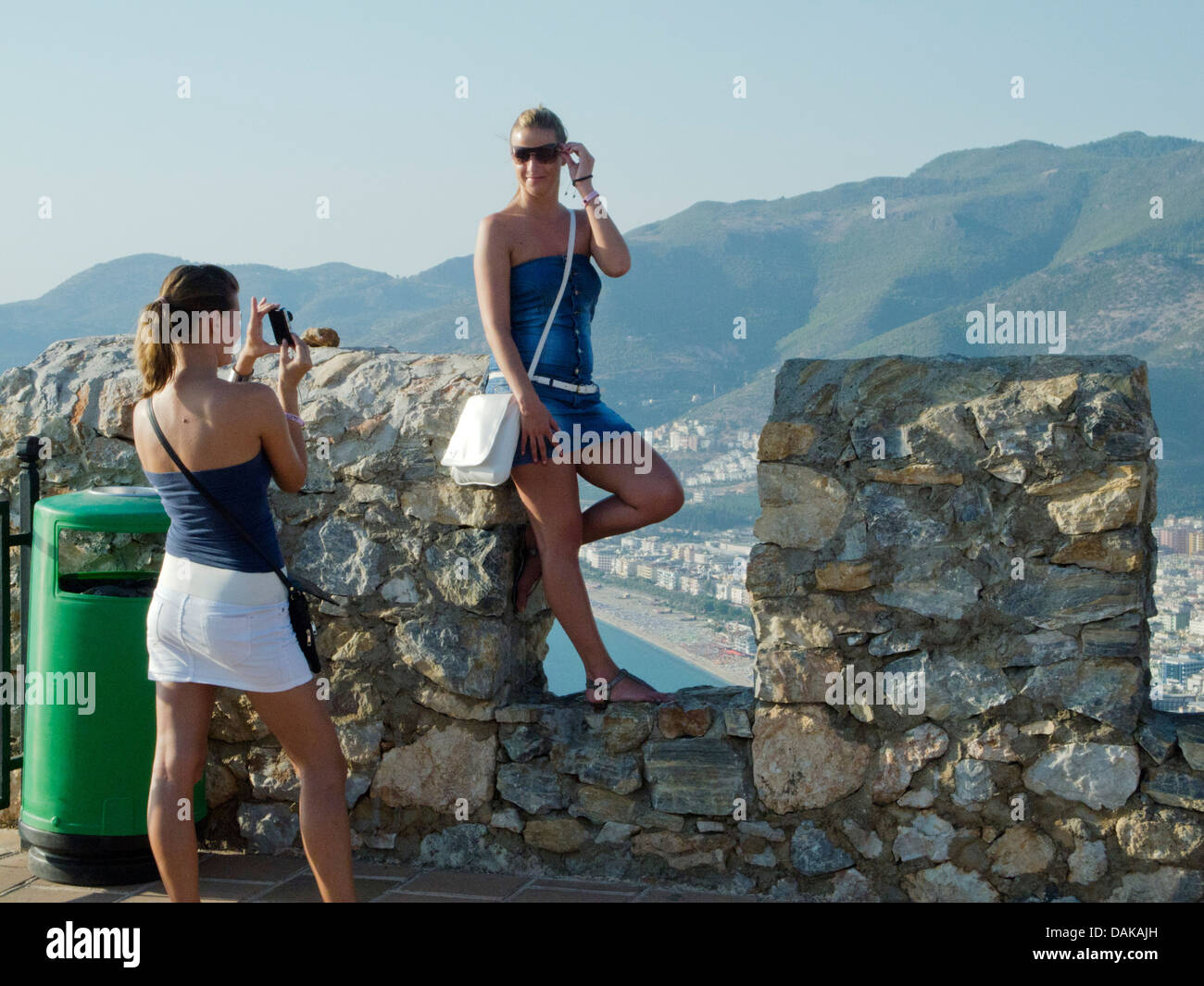 Türkei, Provinz Antalya, Alanya, Festung, Ic Kale, die Obere Burg Foto Stock