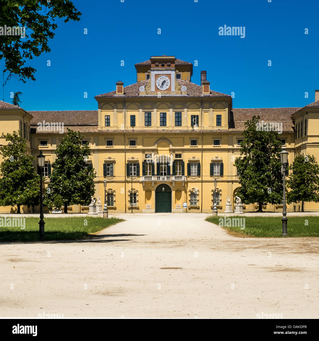 Palazzo Ducale del giardino, vista frontale, Parco Ducale, Parma, emilia romagna, Italia Foto Stock