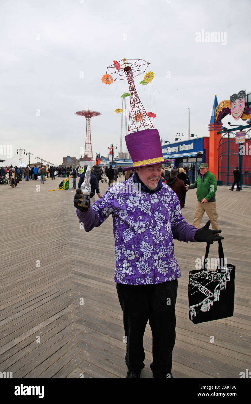 Polar Bear Club Coney Island Brooklyn New York Foto Stock