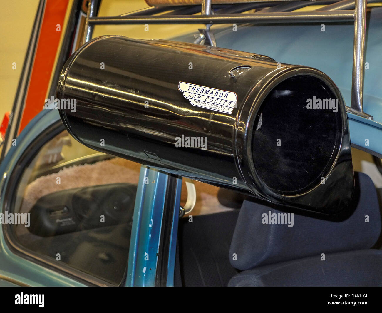 Un Thermador auto da scambiatore di calore 1950 è visualizzato su un auto classica in un museo di auto. Foto Stock