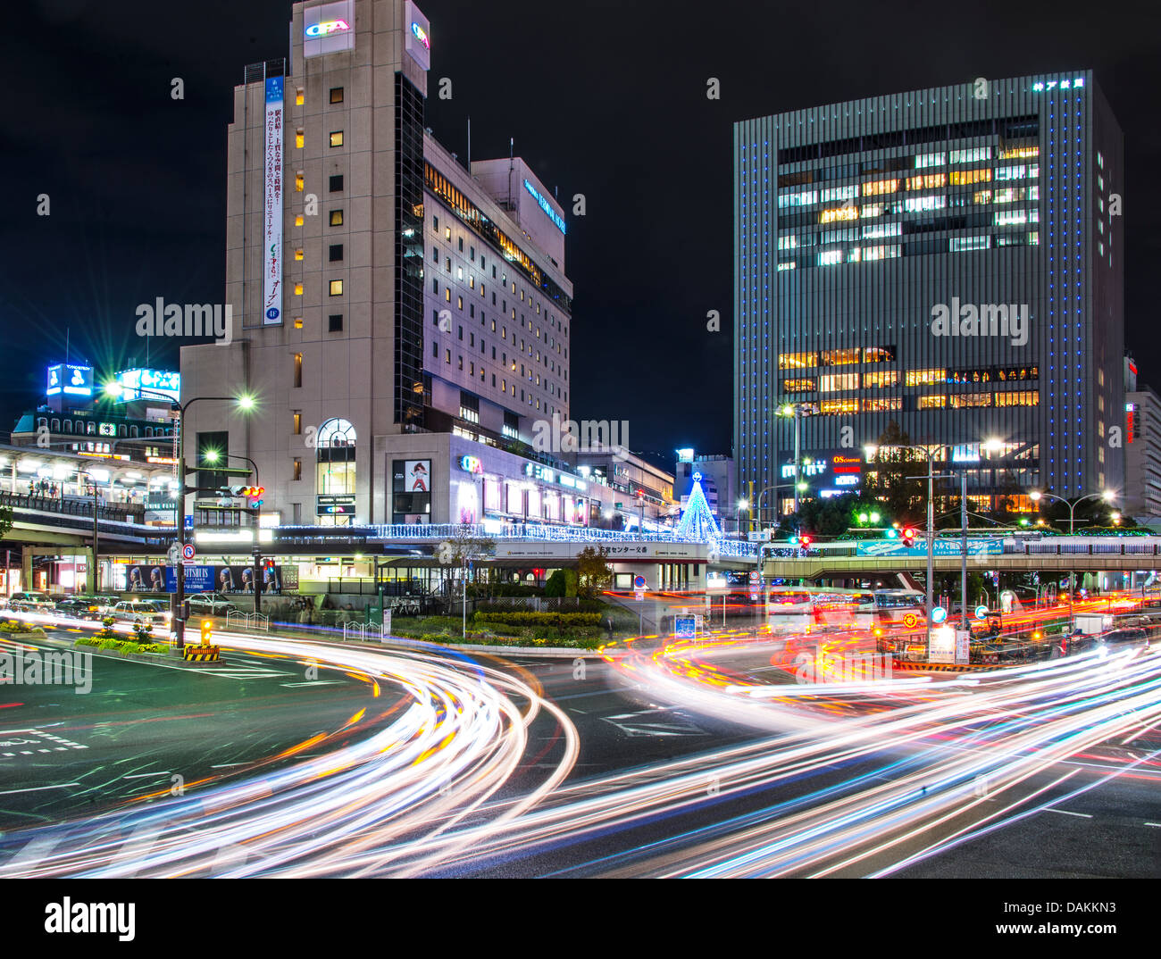Strada dei Fiori a Kobe, in Giappone. Foto Stock