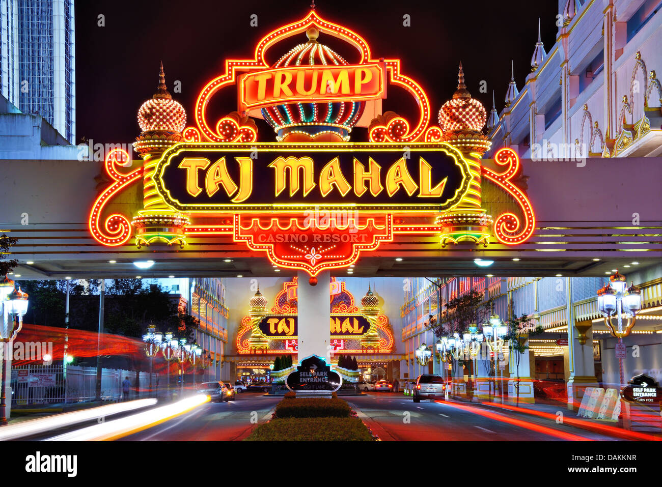 Il Trump Taj Mahal casino di Atlantic City, New Jersey, USA. Foto Stock