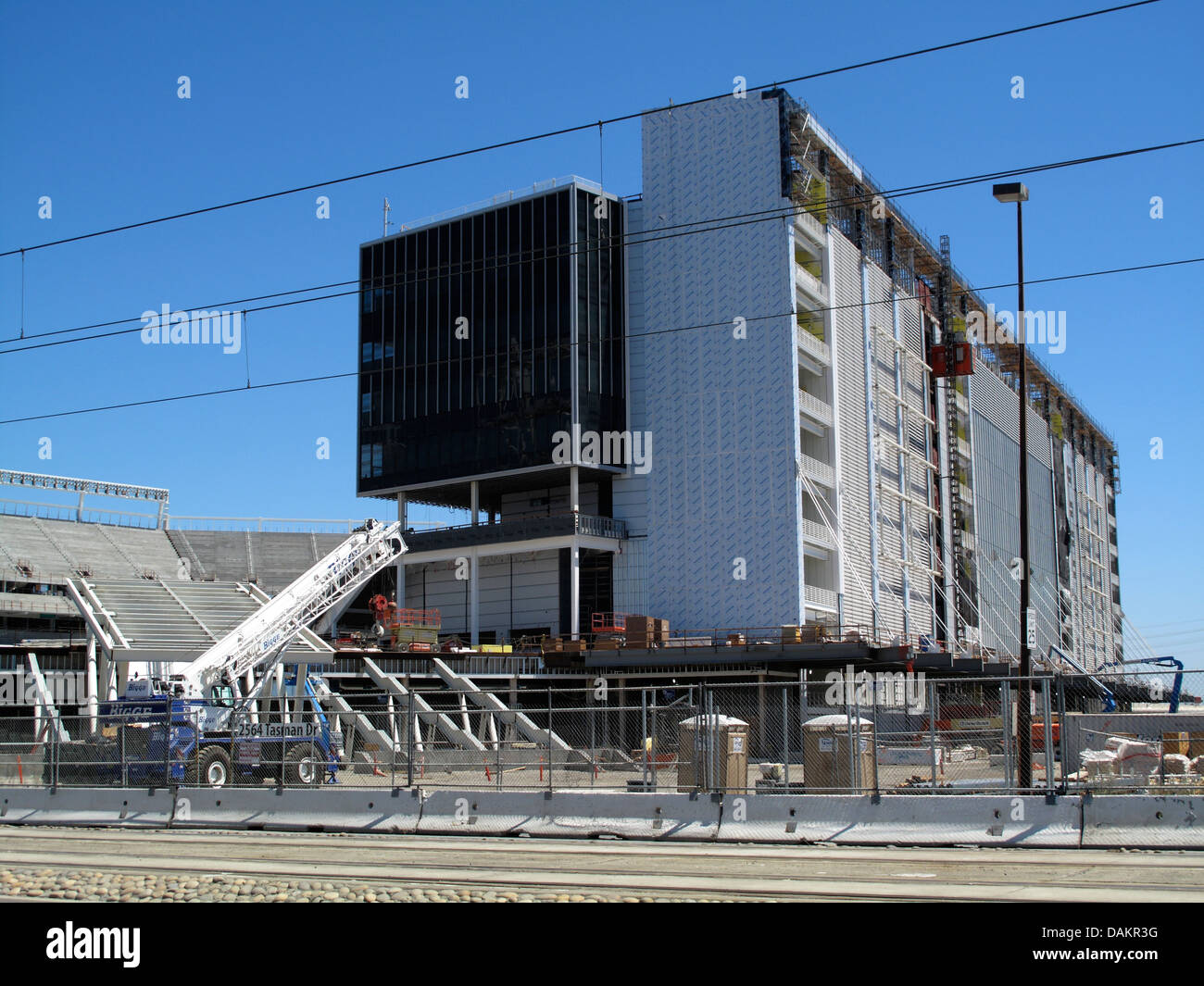 Levi's Stadium in costruzione in Santa Clara California Foto Stock