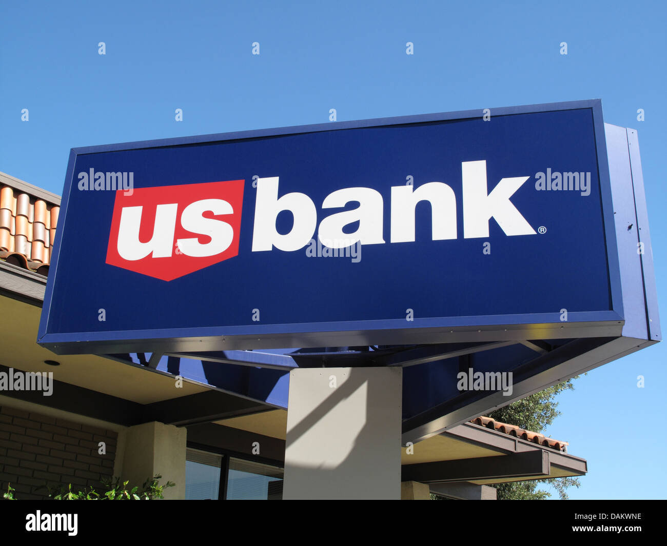 Stati Uniti Segno della banca in Campbell, California Foto Stock