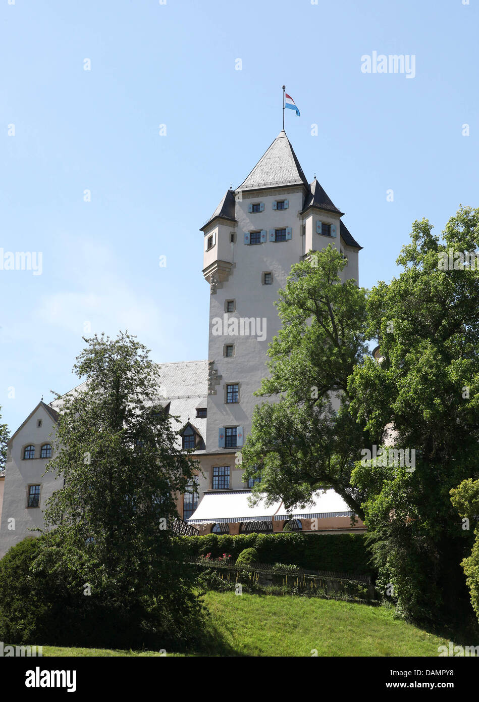 Chateau de Berg in Colmar-Berg, 27 giugno 2011. Foto: Albert Nieboer FUORI DEI PAESI BASSI Foto Stock